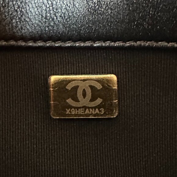 Chanel Small Flap Bag Black Lambskin Gold Tone Metal - Picture 13 of 13